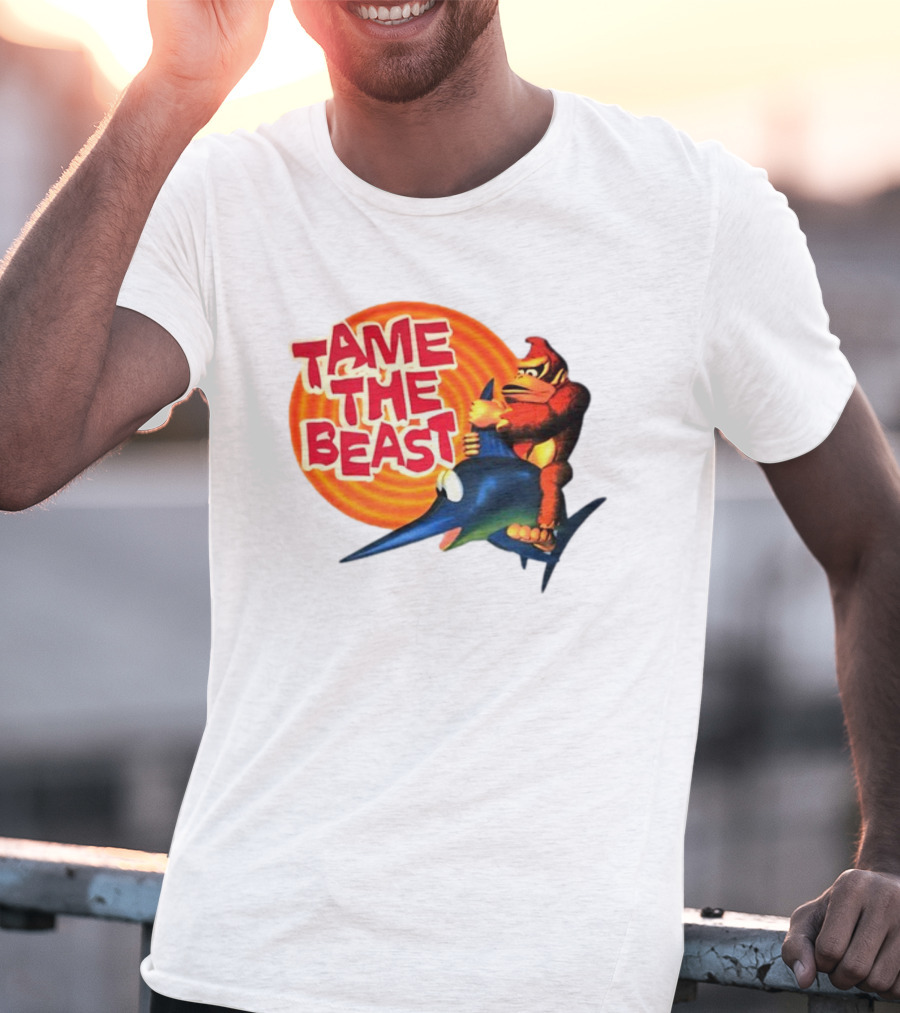 Donkey Kong Country SNES Tame The Beast Promo T-Shirt