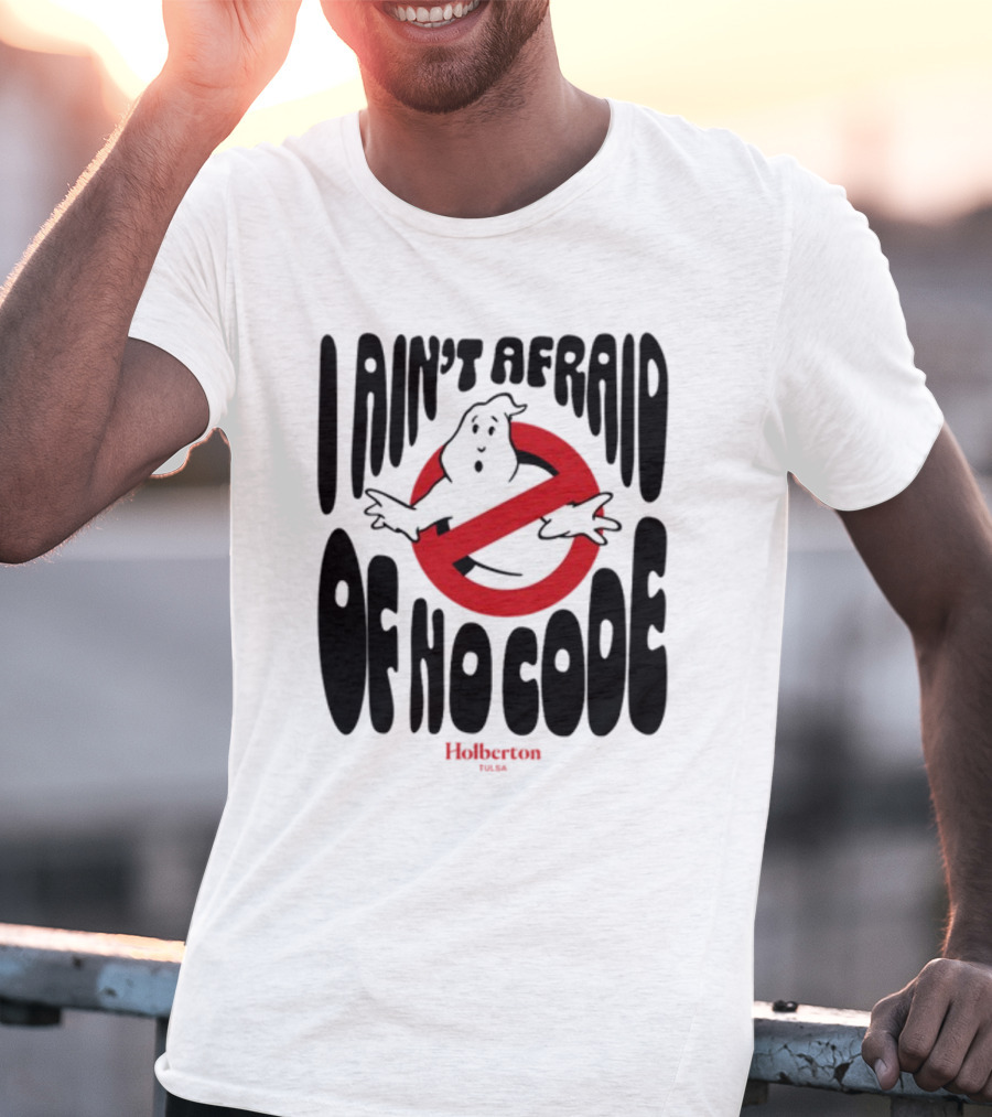 I Ain't Afraid Of No Code Julien Barbier Holberton Ghostbusters T-Shirt