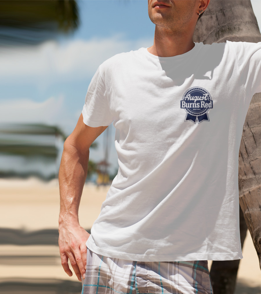 August Burns Red Beer Can Design White T-Shirt