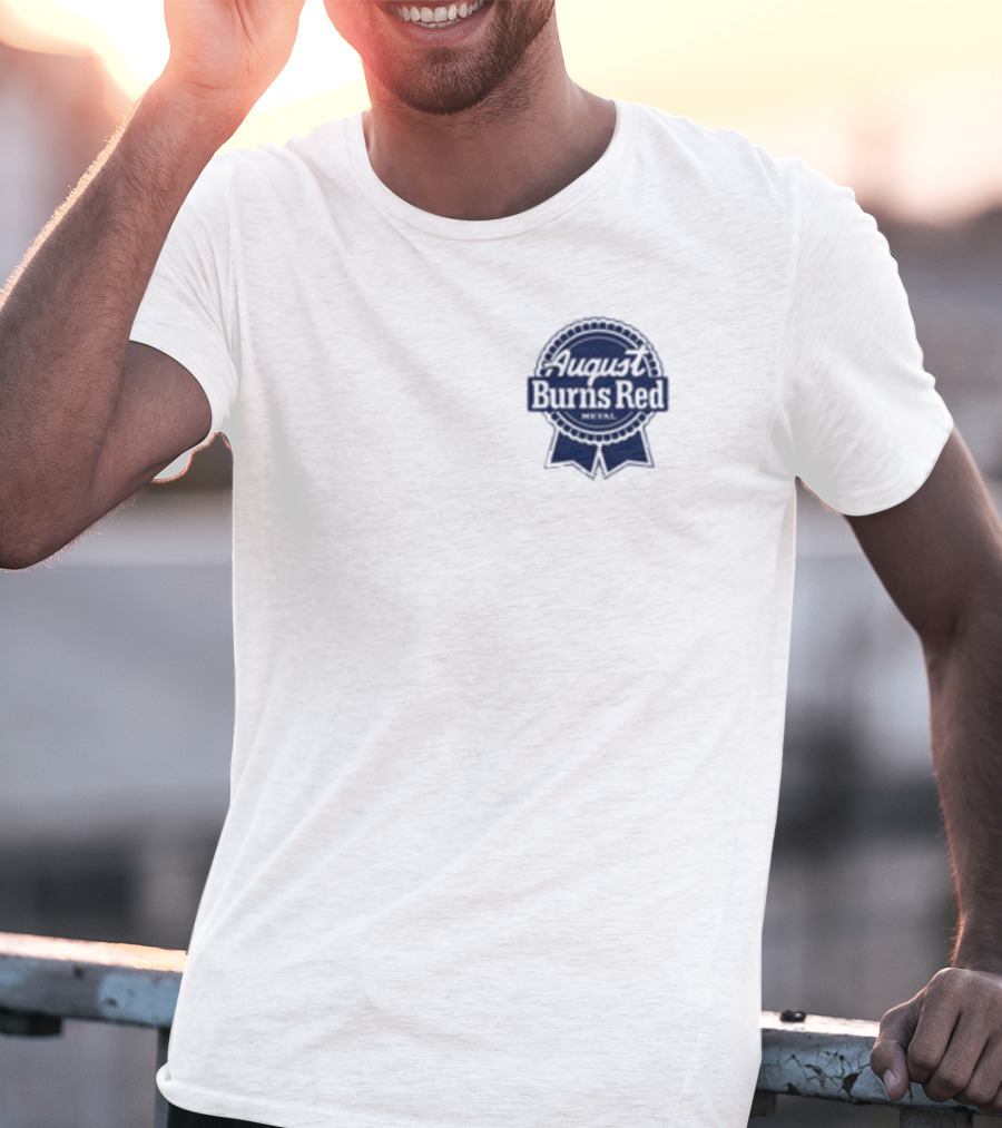 August Burns Red Beer Can Design White T-Shirt