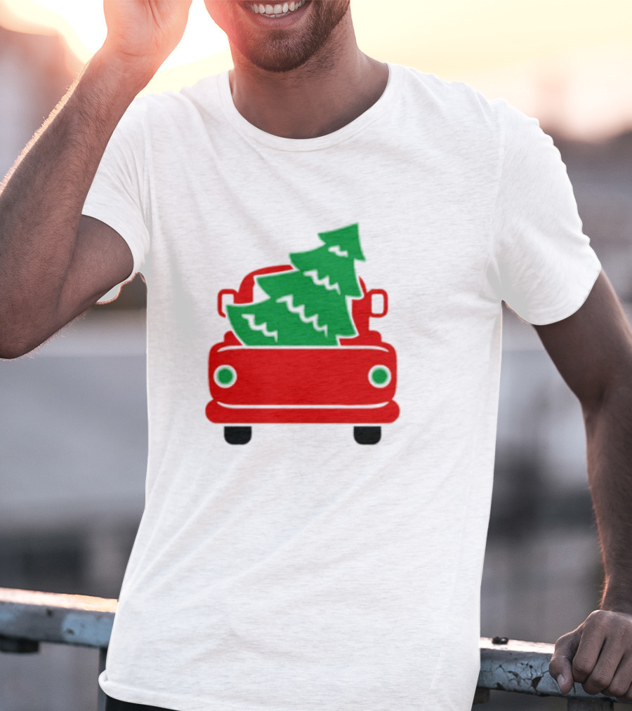 Purchase Wholesale Christmas Free Tree Car T-Shirt