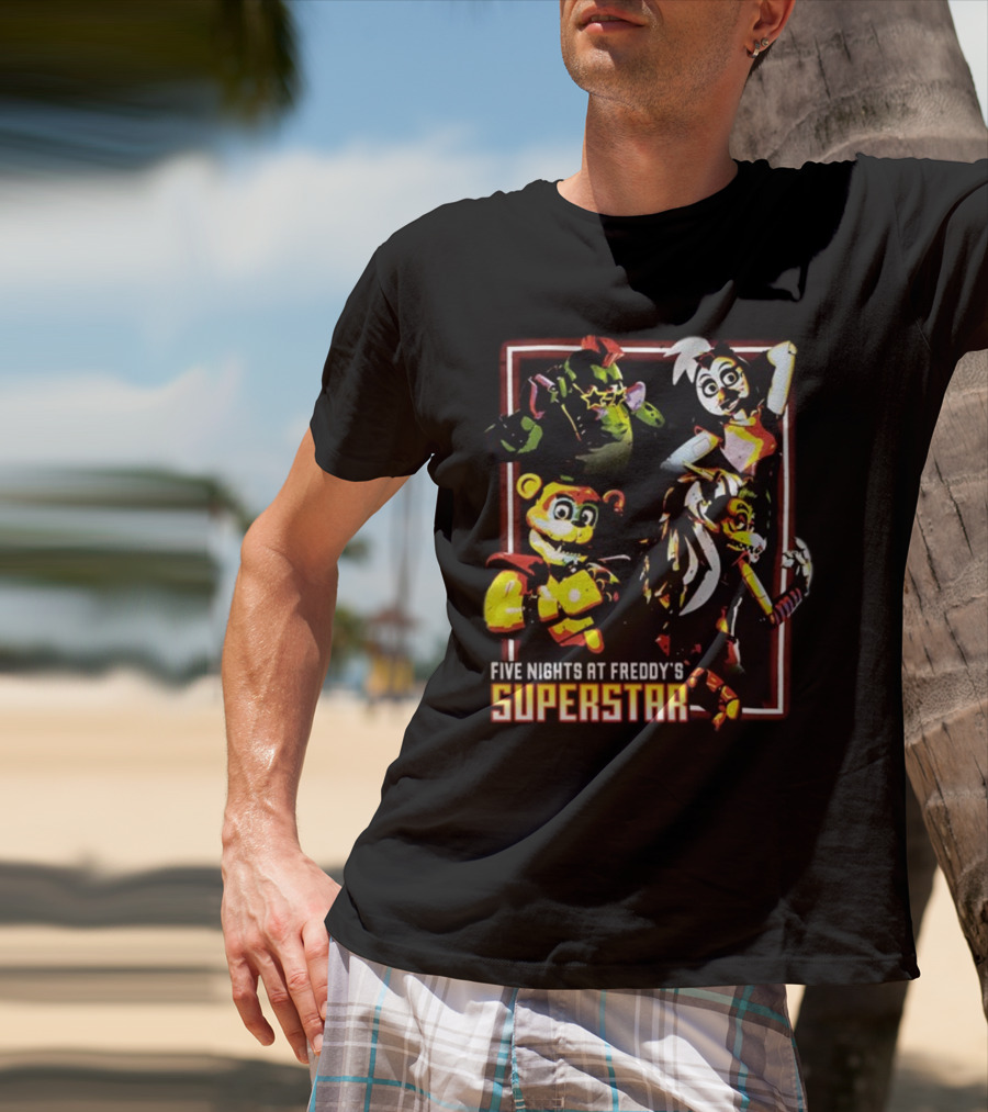 Five Nights At Freddy's Superstar Characters T-Shirt