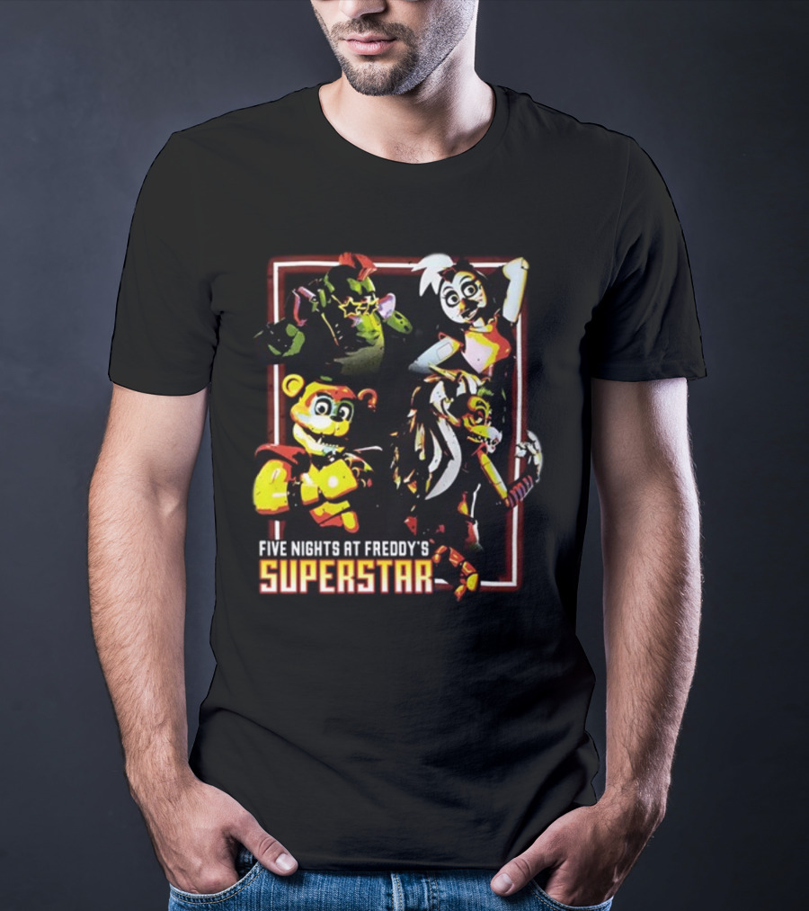 Five Nights At Freddy's Superstar Characters T-Shirt