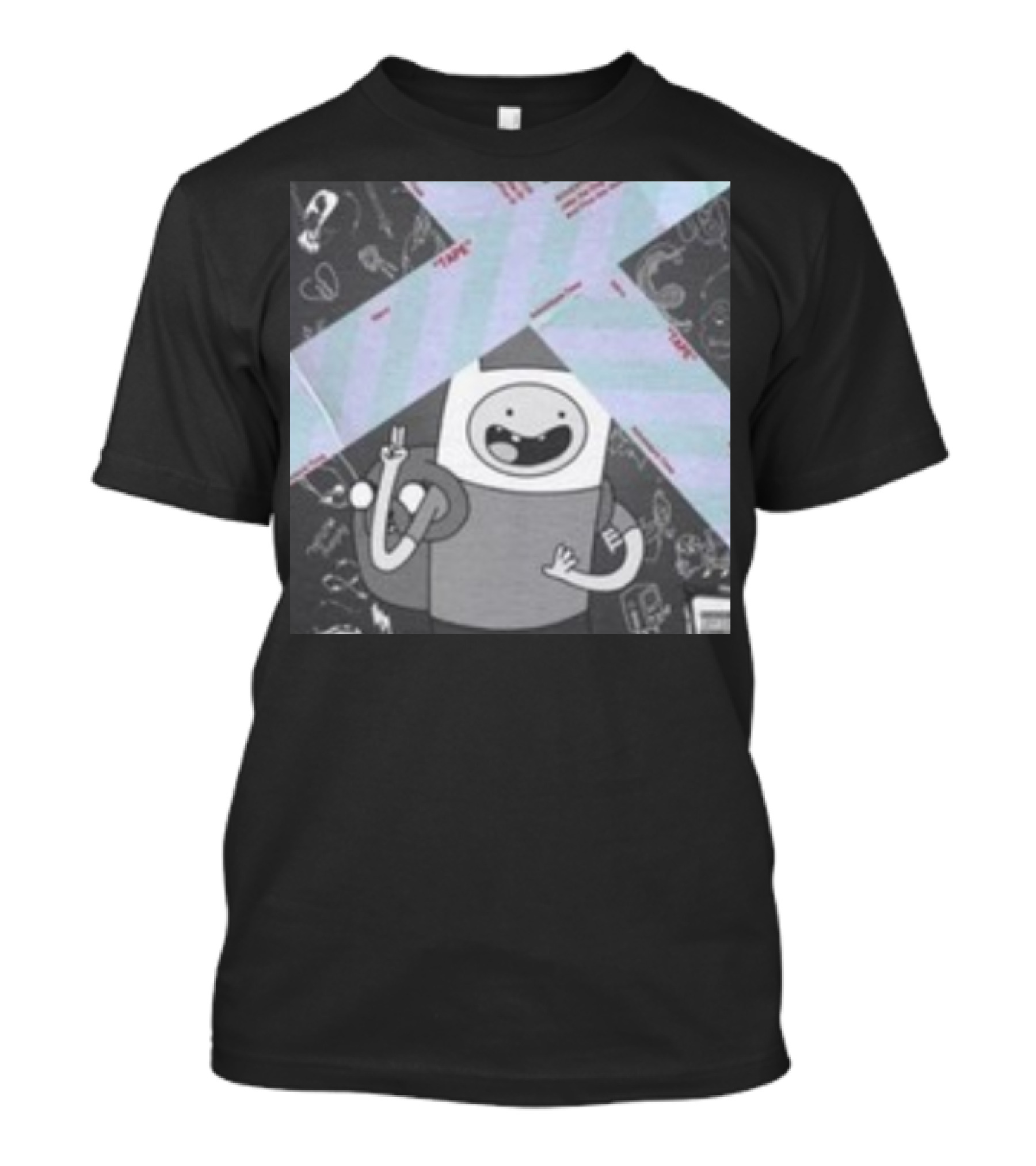Flinn X Uzi Goofyahhtees Adventure Time Mashup T-Shirt