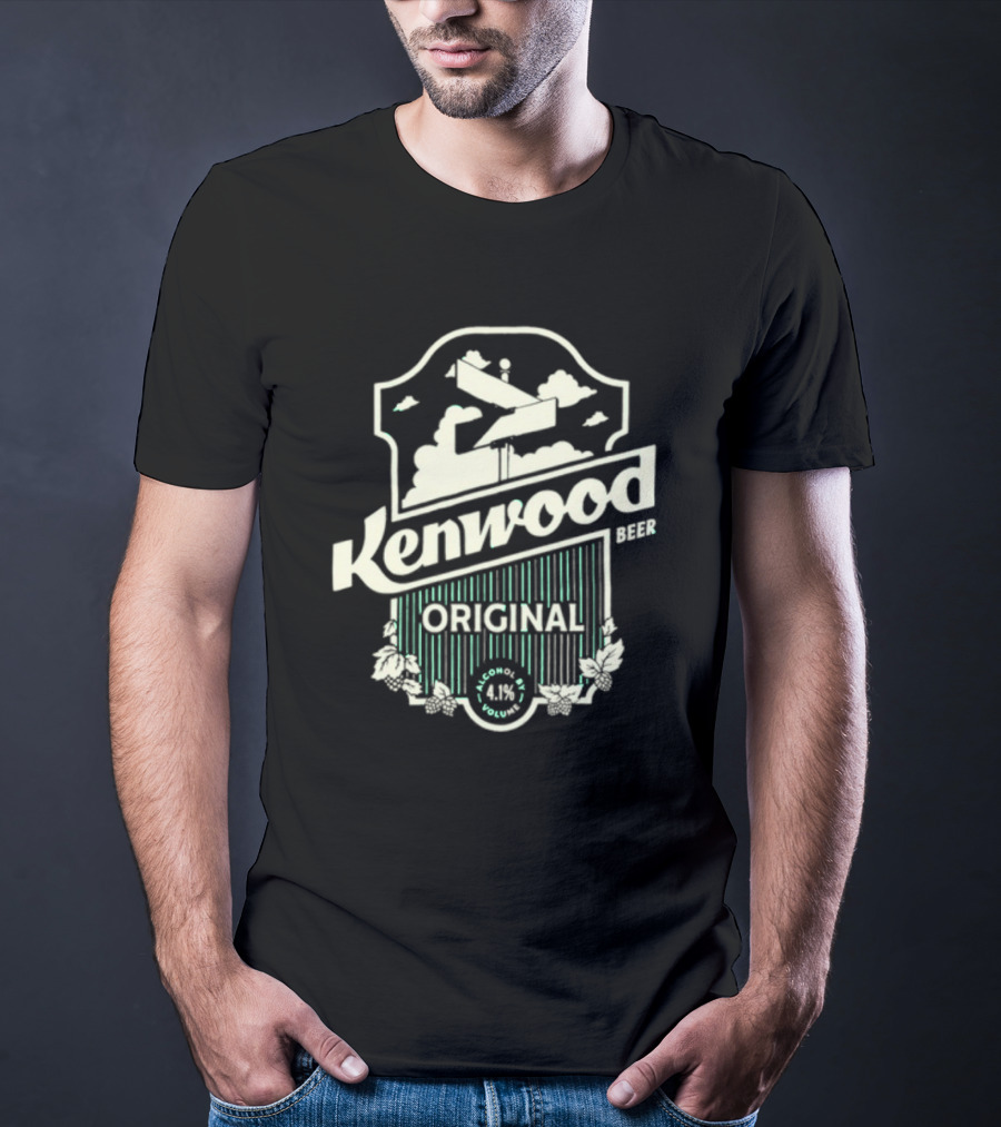 Kenwood Beer Original Kelly Green Alcohol Volume 4.1% T-Shirt