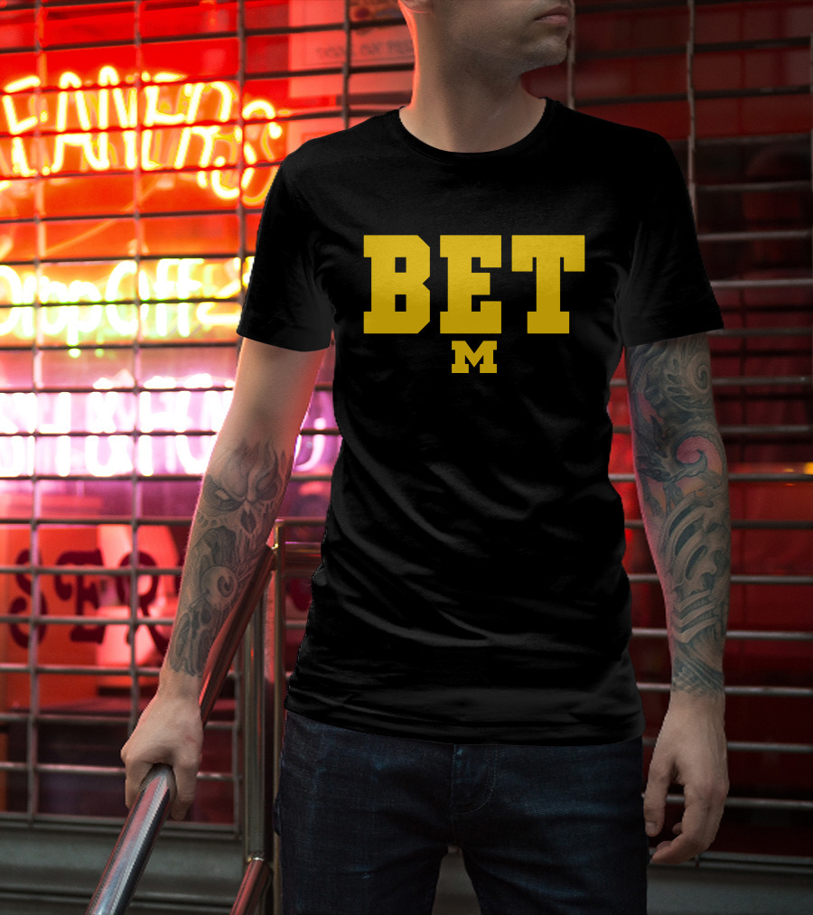 BET M Michigan Football T-Shirt