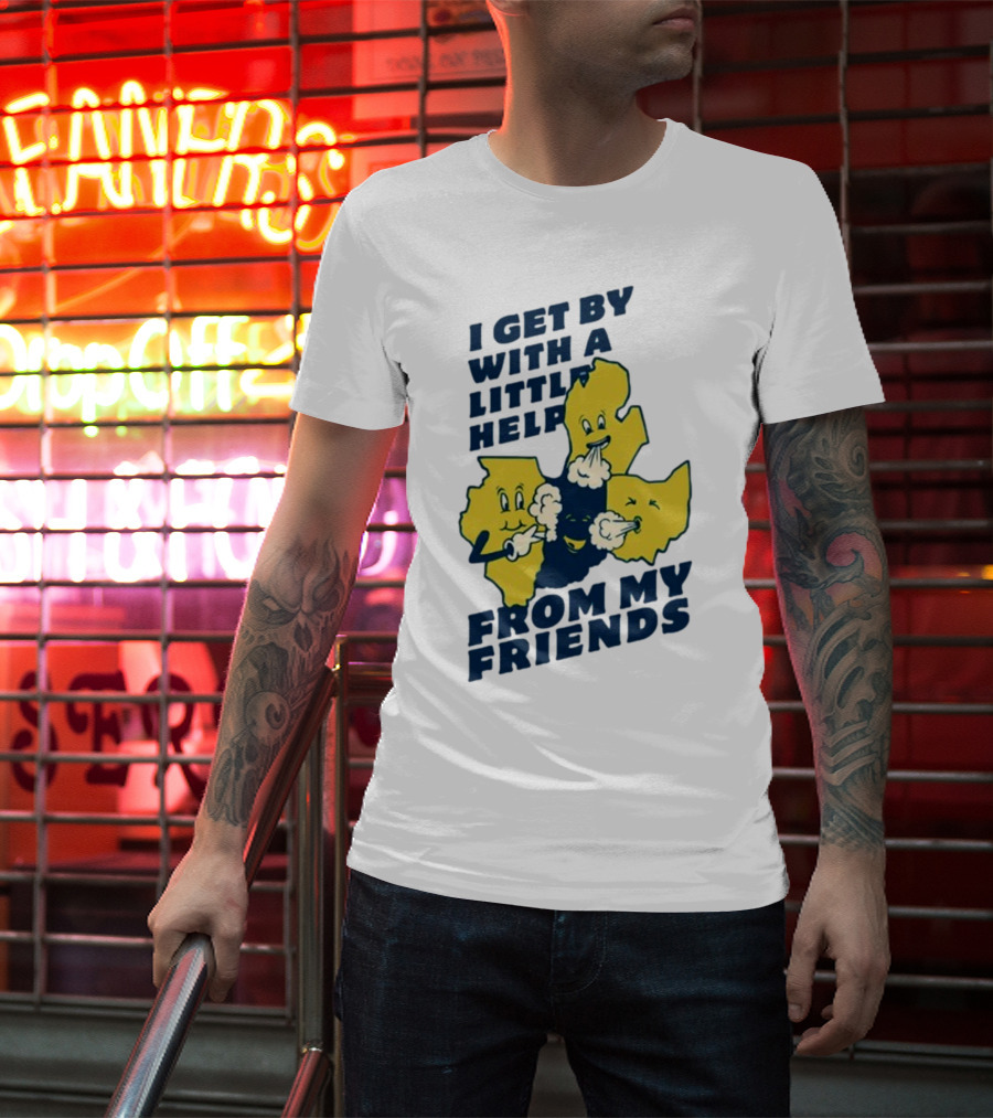 Thicc Van Exel I Get By With A Little Help From My Friends State Characters T-Shirt