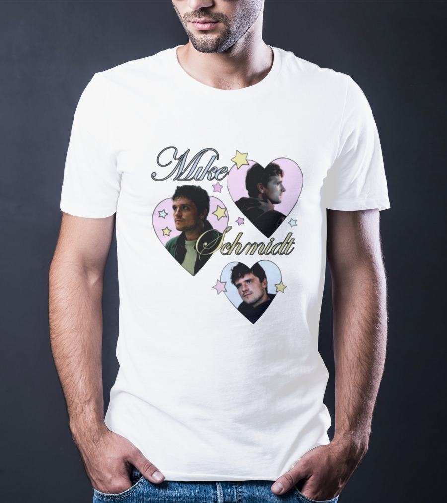Mike Schmidt Mustardyard Press Shop Stars Hearts T-Shirt