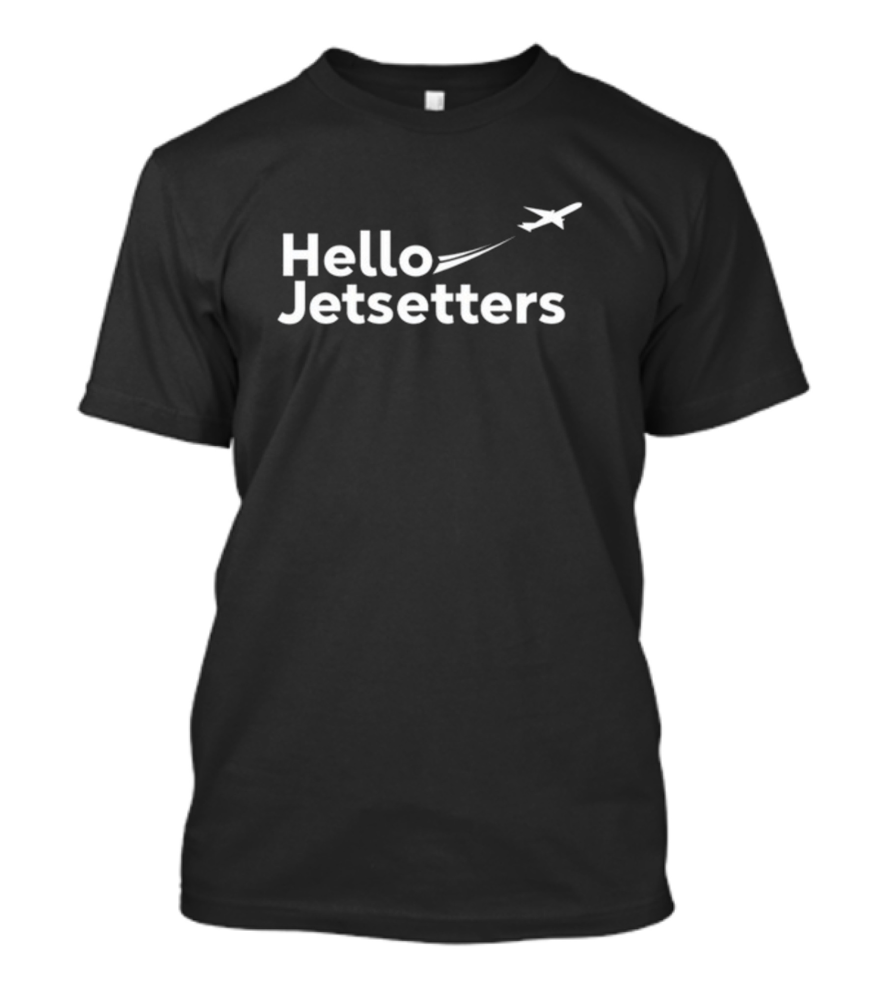 Hello Jetsetters Airplane Travel Adventure T-Shirt