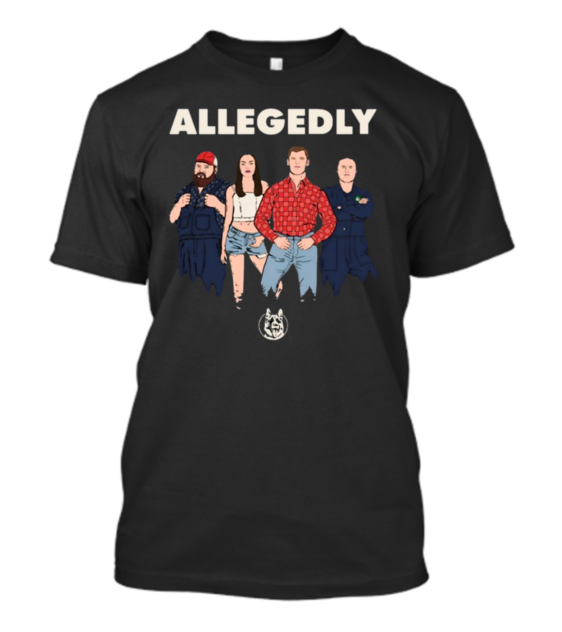 Letterkenny Allegedly Hicks Characters Group T-Shirt