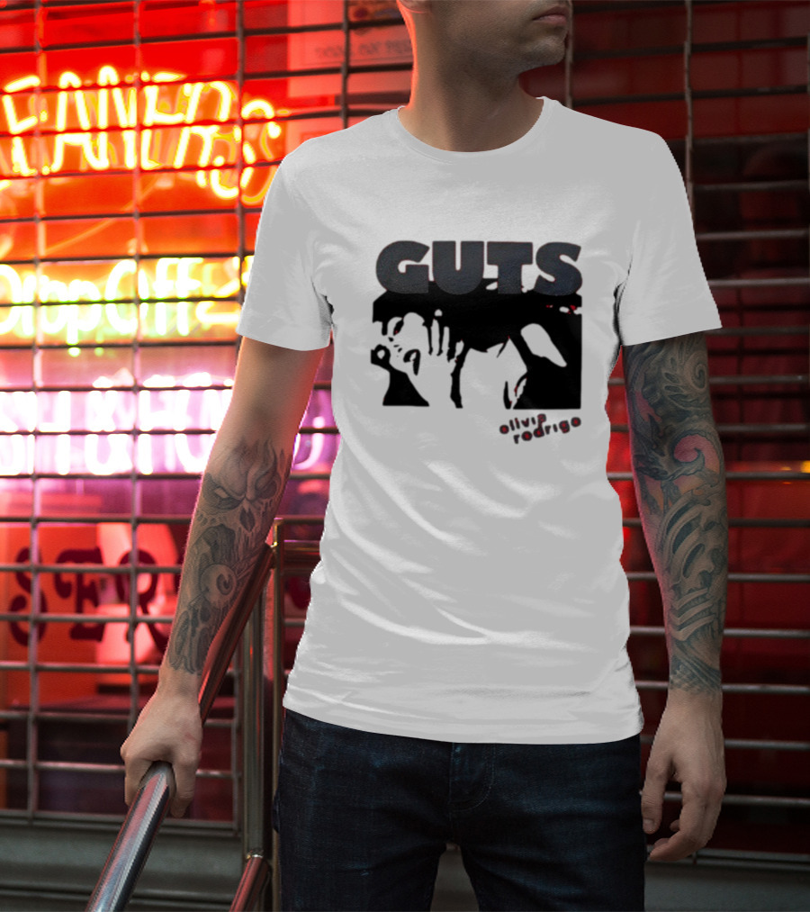 Guts Red Glittering Shadowy T-Shirt