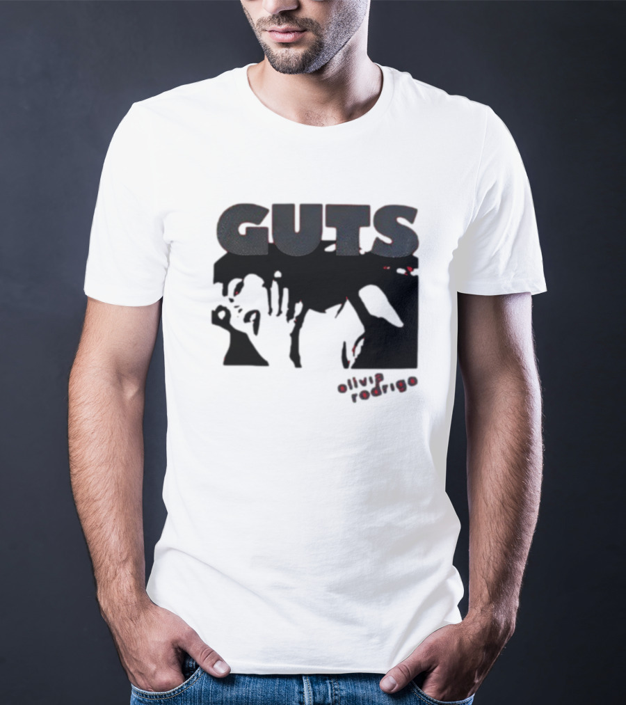 Guts Red Glittering Shadowy T-Shirt