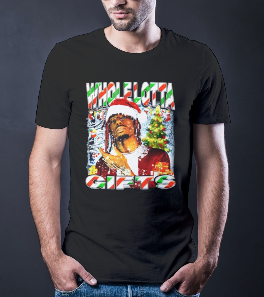 Whole Lotta Gifts Christmas Santa T-Shirt