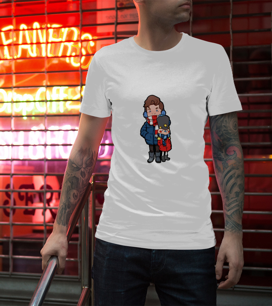 Danny Gonzalez Cartoon Holiday Nutcracker Snowflake T-Shirt