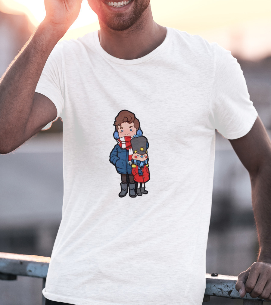 Danny Gonzalez Cartoon Holiday Nutcracker Snowflake T-Shirt