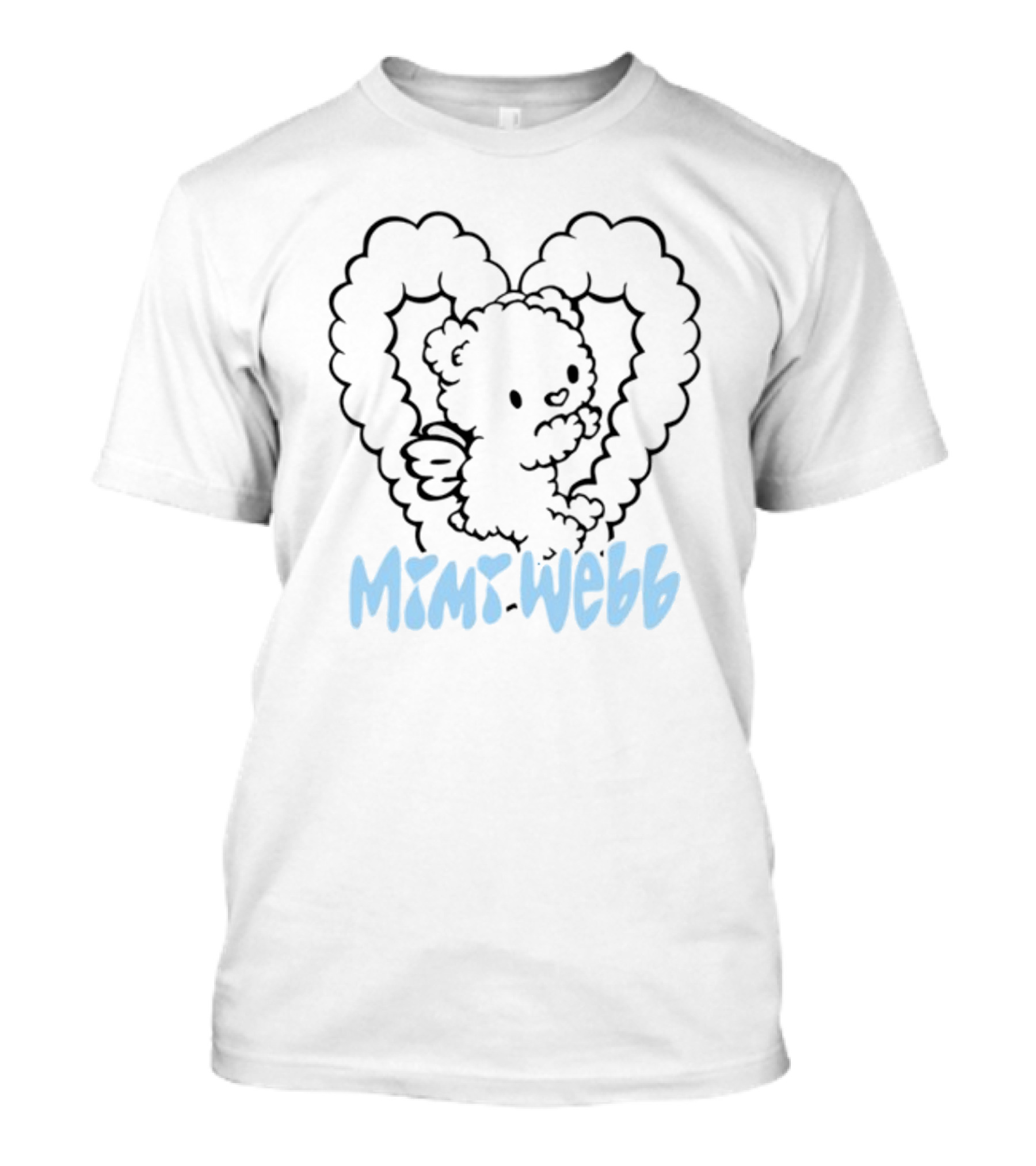 Mimi Webb Teddy Bear Heart Wings T-Shirt