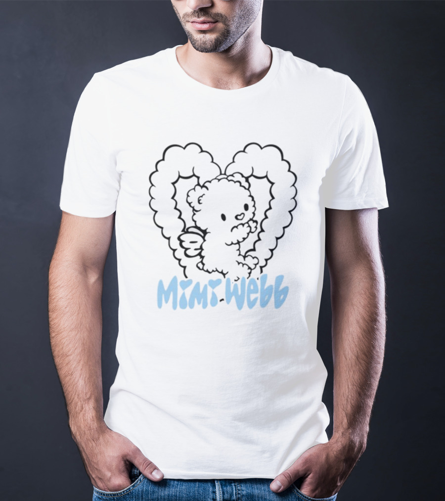 Mimi Webb Teddy Bear Heart Wings T-Shirt