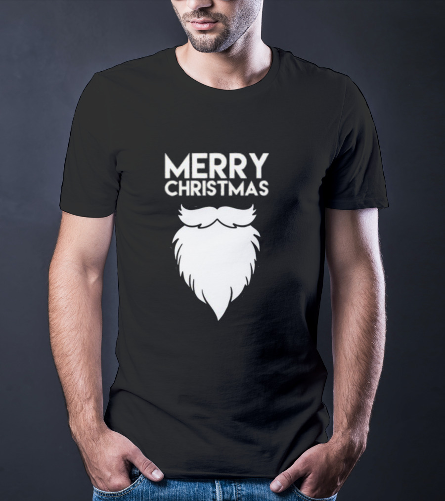 Merry Christmas Santa Beard T-Shirt
