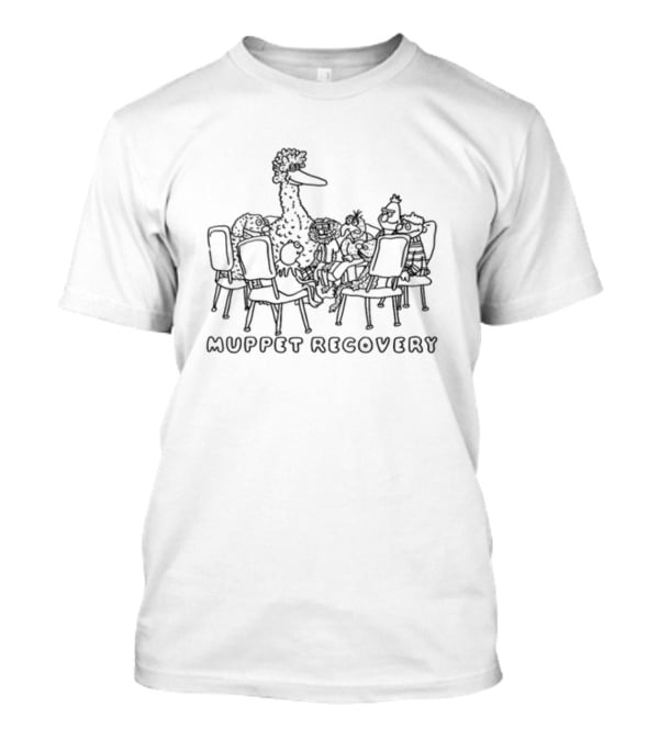 Muppet Recovery Big Bird Group Circle T-Shirt