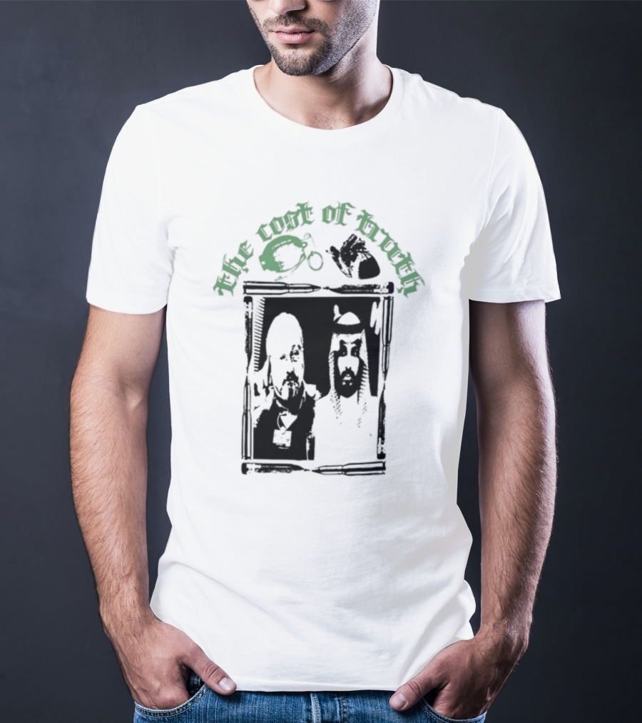 The Cost Of Truth Newspaper Collage T-Shirt