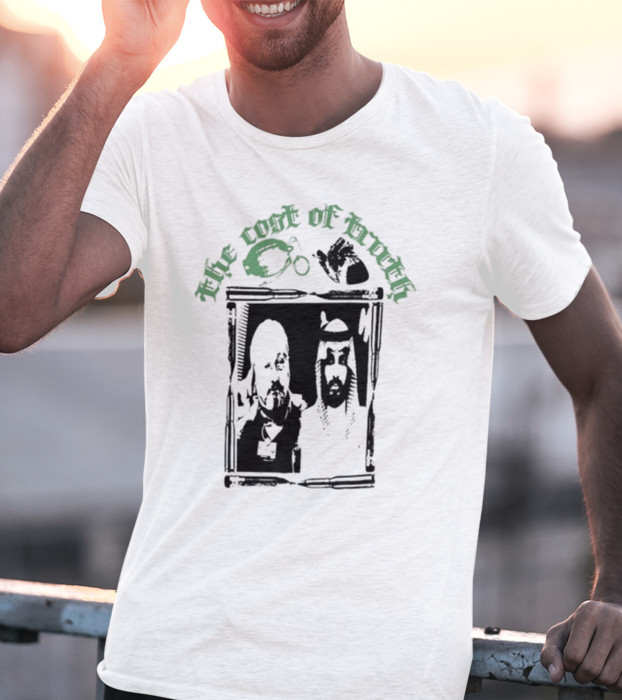 The Cost Of Truth Newspaper Collage T-Shirt