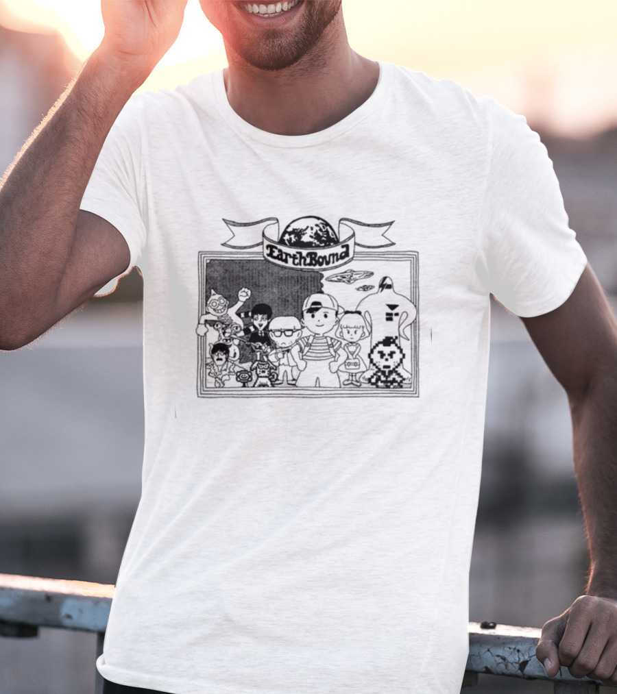 EarthBound Characters And Iconic Imagery Compilation T-Shirt
