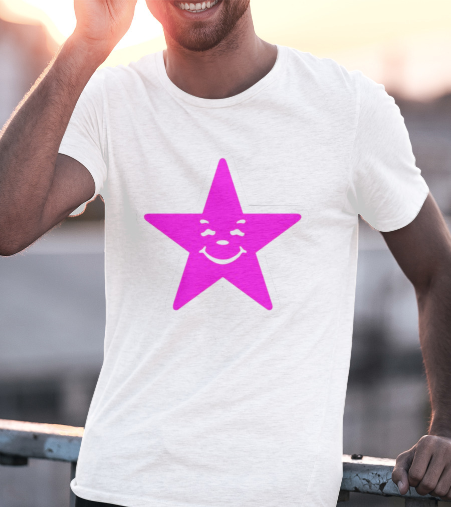 Austin Babbitt Asspizza Smiling Star Pink T-Shirt