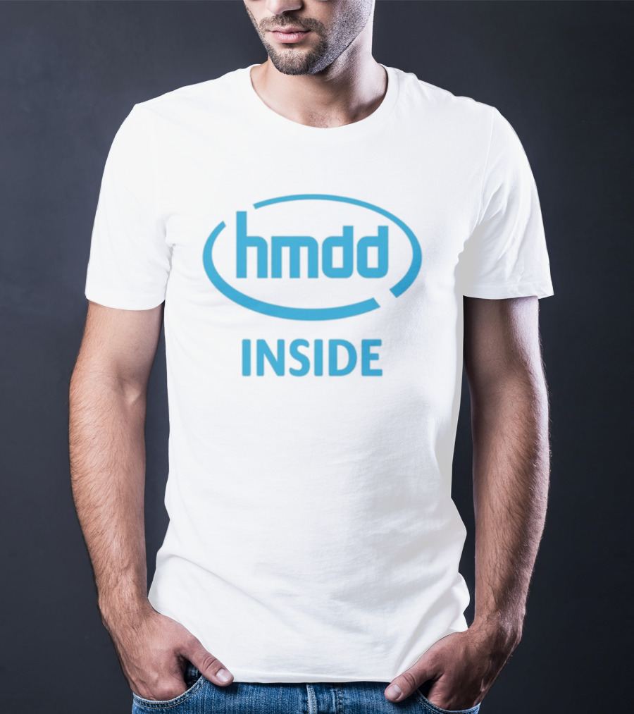 Hmdd Inside Logo Parody Dantebowe Wearing T-Shirt