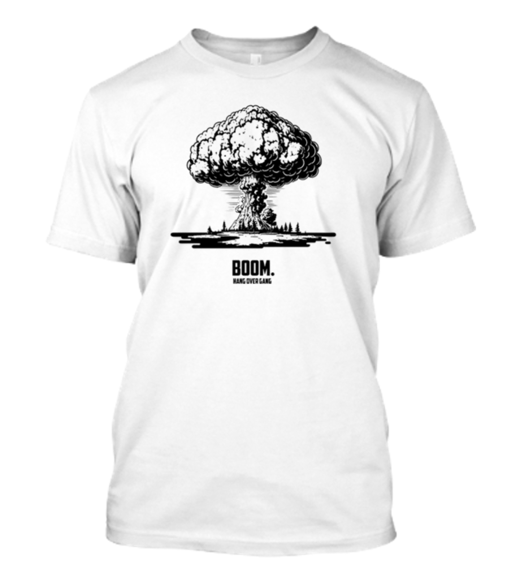 Boom Hang Over Gang Nuclear Explosion T-Shirt