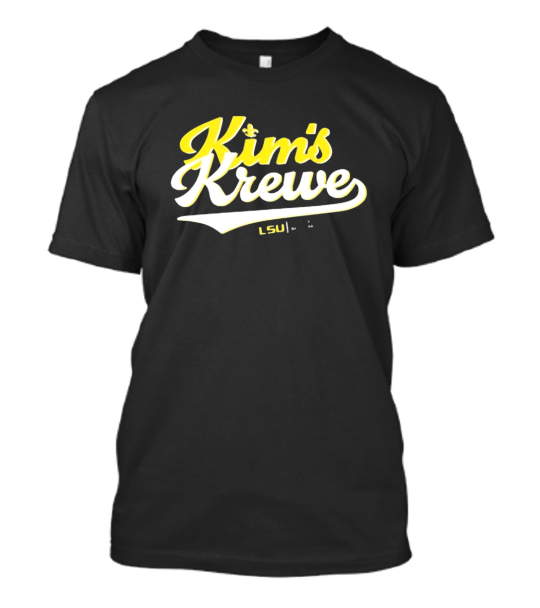 Kim's Krewe LSU Fleur-de-Lis T-Shirt