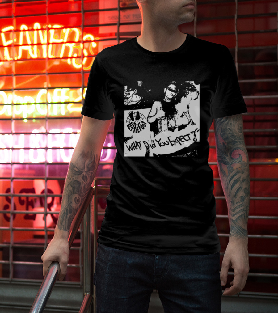 Little Foot What Did You Expect Comic Style Monochrome T-Shirt