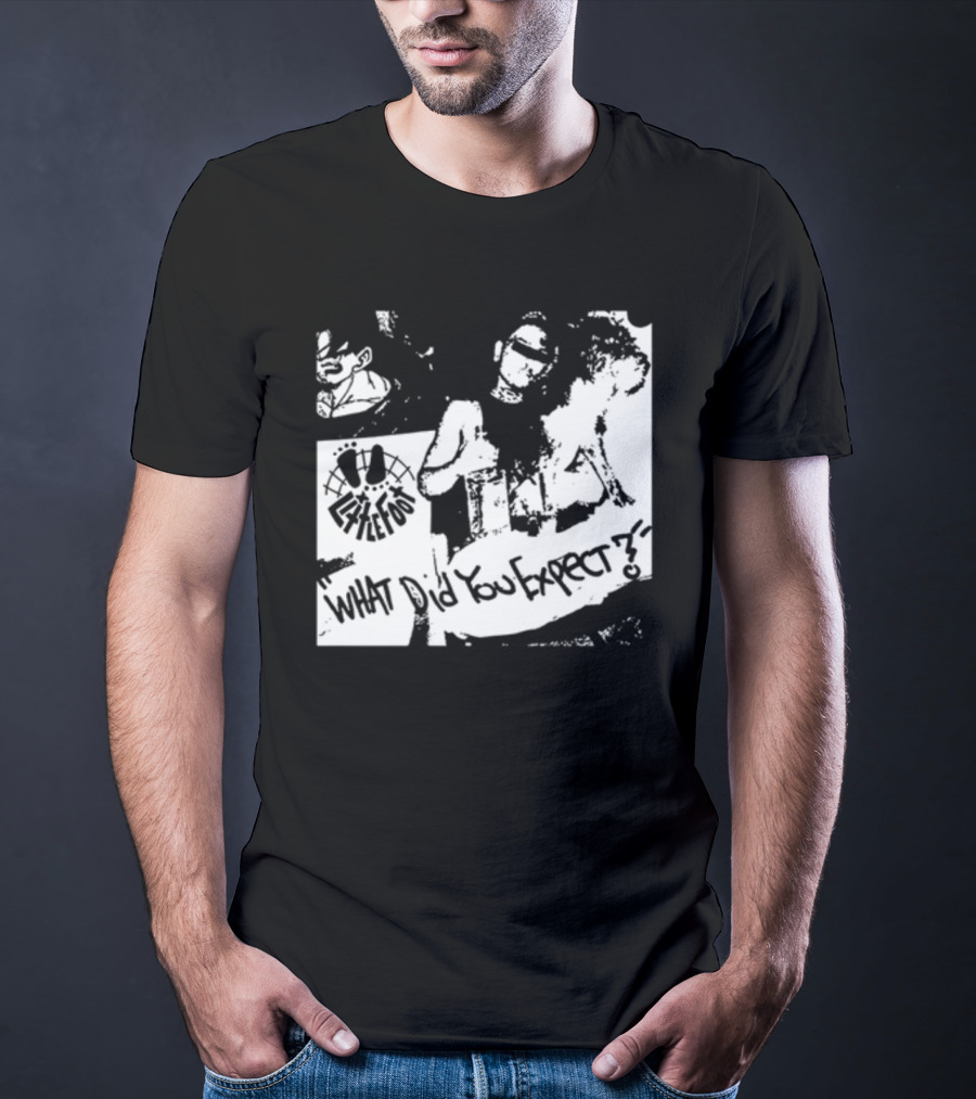 Little Foot What Did You Expect Comic Style Monochrome T-Shirt