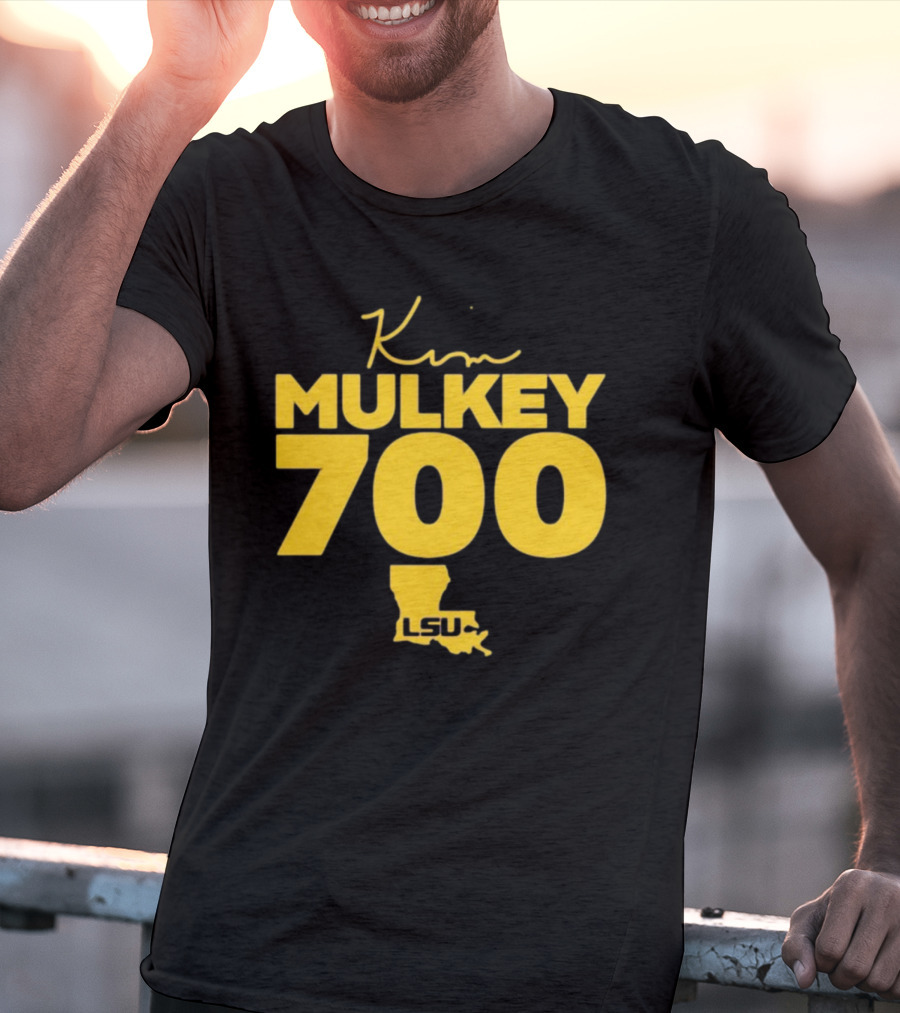 Kim Mulkey 700 LSU Women's Basketball Achievement T-Shirt