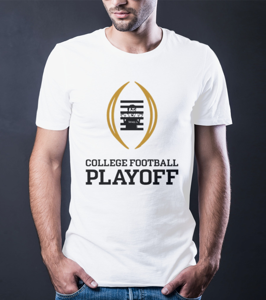 Prison College Football Playoff Behind Bars Concept T-Shirt