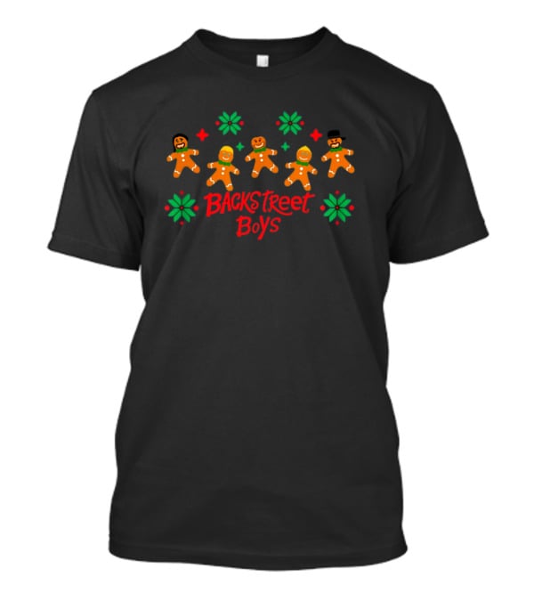Backstreet Boys BSB X-Mas Gingerbread Cookie Holiday T-Shirt