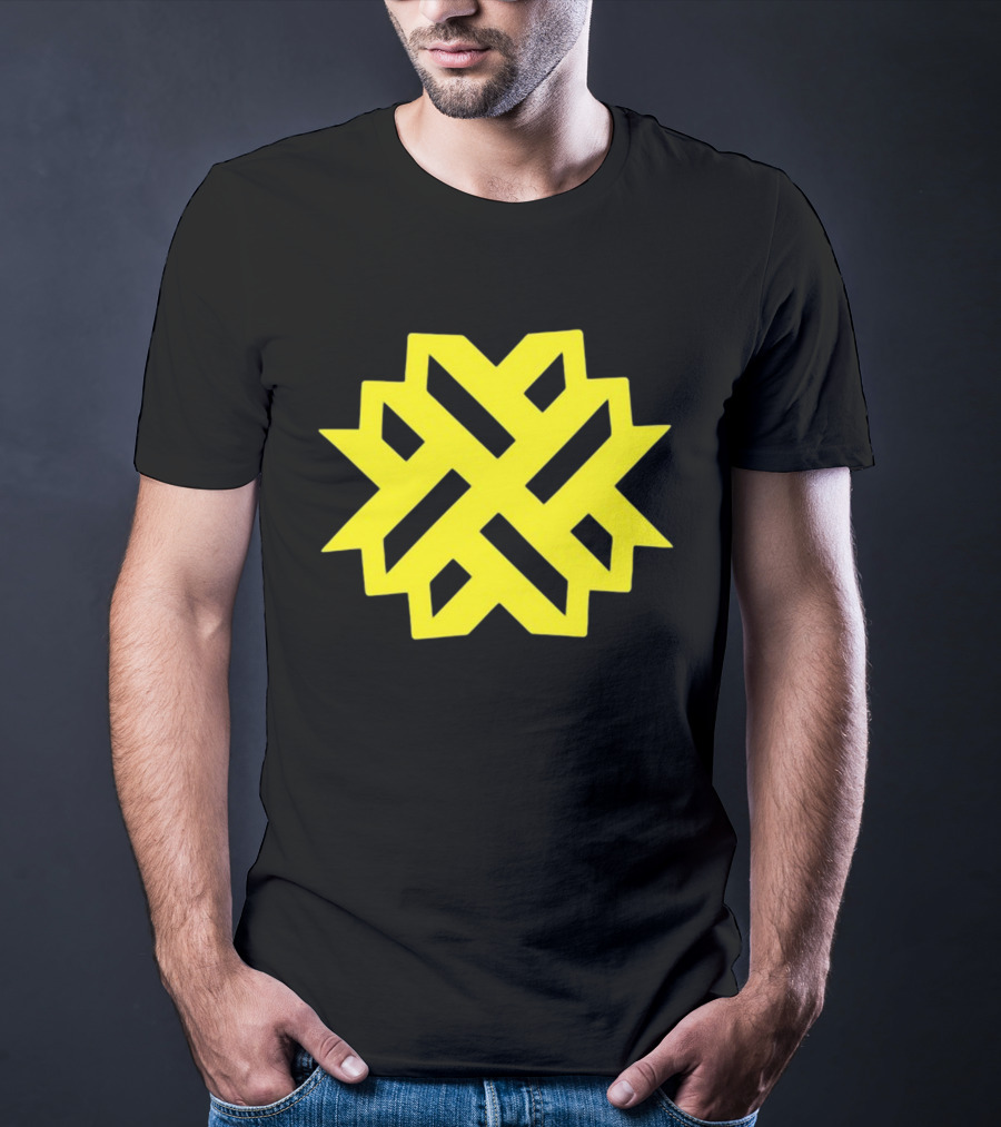 Naturewalkstudio Geometric Yellow Emblem T-Shirt