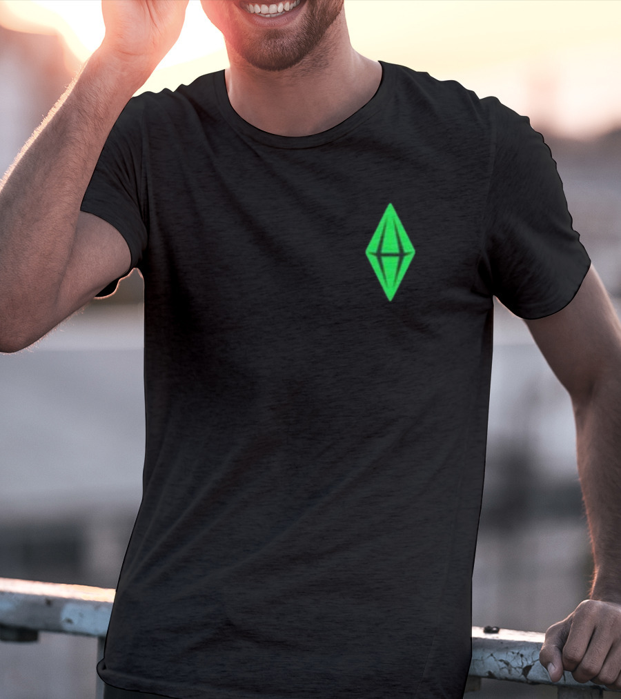 The Sims Onyx Runners Green Plumbob Icon T-Shirt