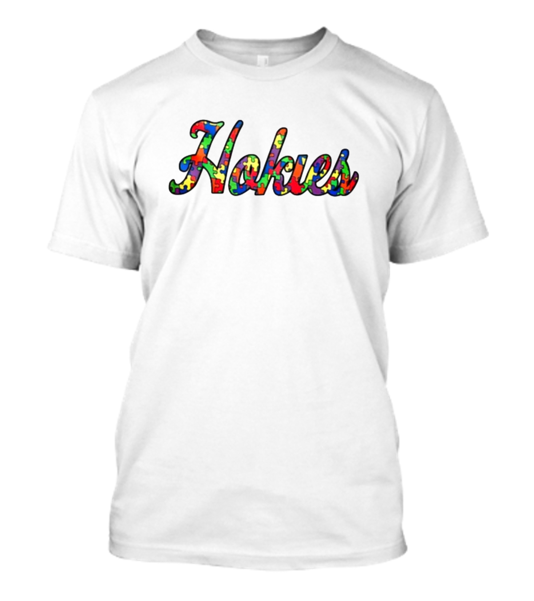 Hokies Autism Puzzle T-Shirt