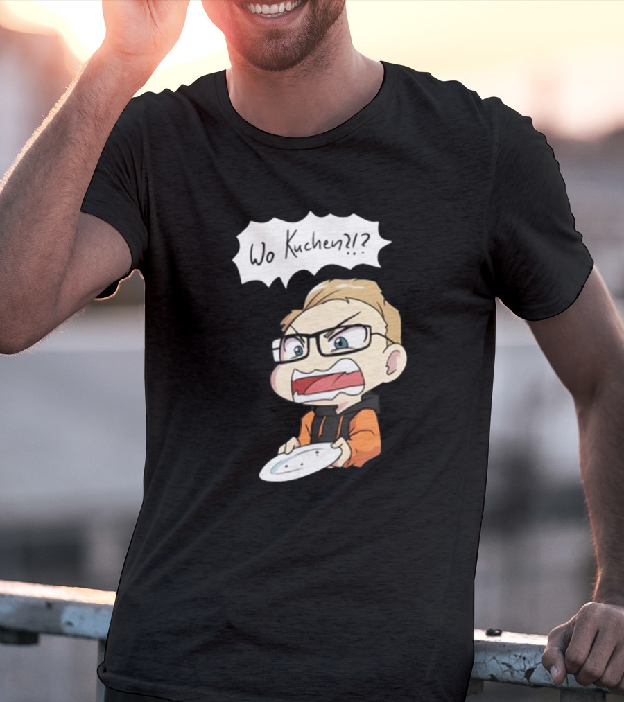 Wo Kuchen Kittycat Cakes Damen Comic Style Character T-Shirt