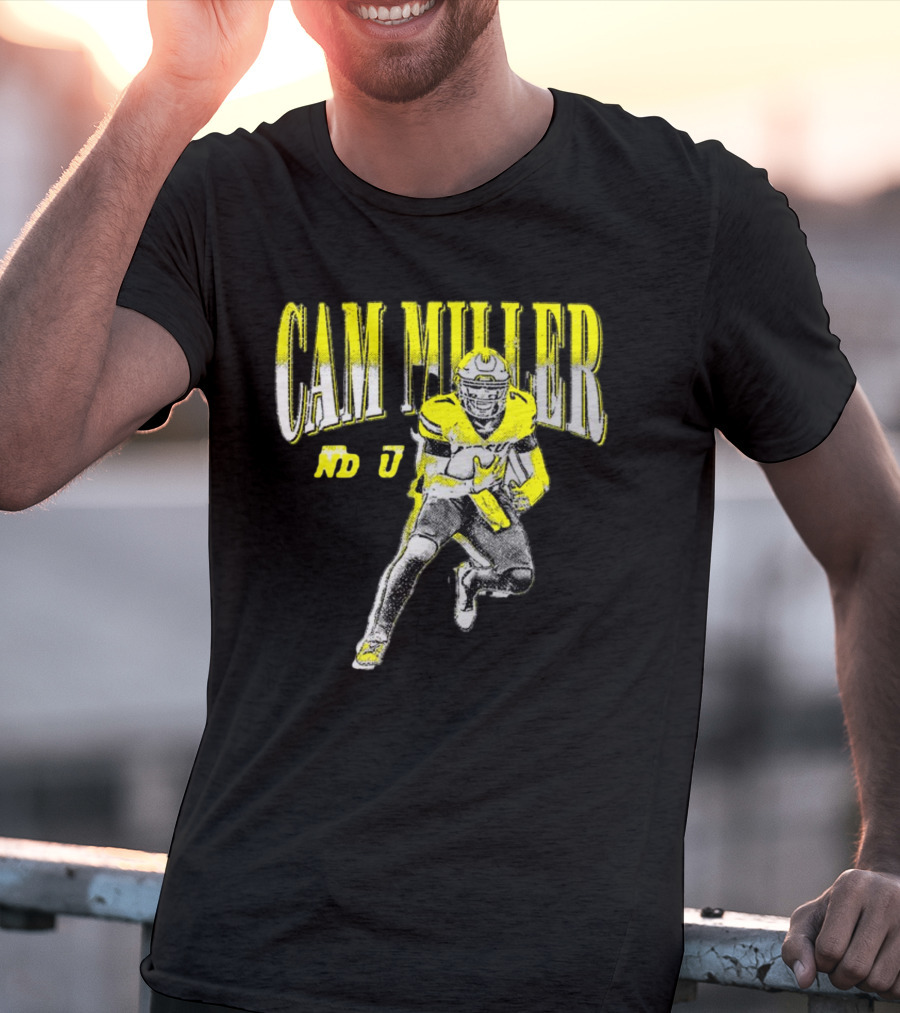 Cam Miller NDSU North Dakota State Football Action T-Shirt