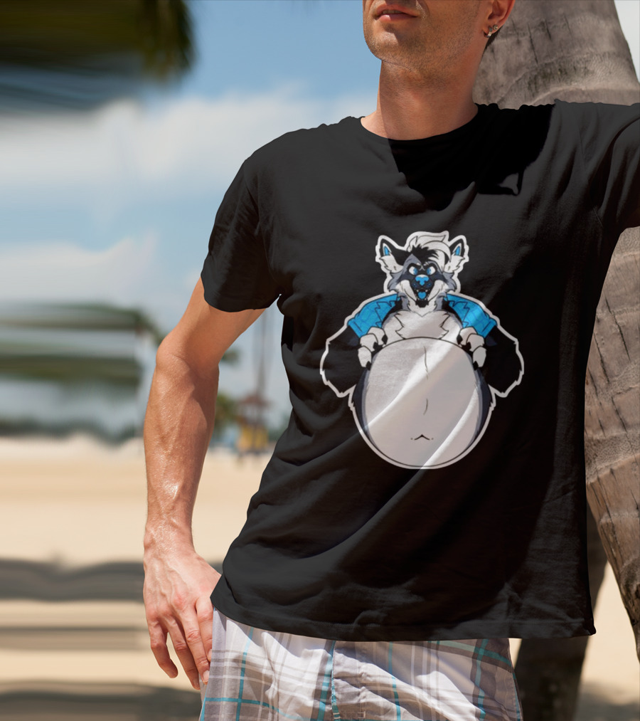 Sloshdog Jax's Cool Wolf Character T-Shirt