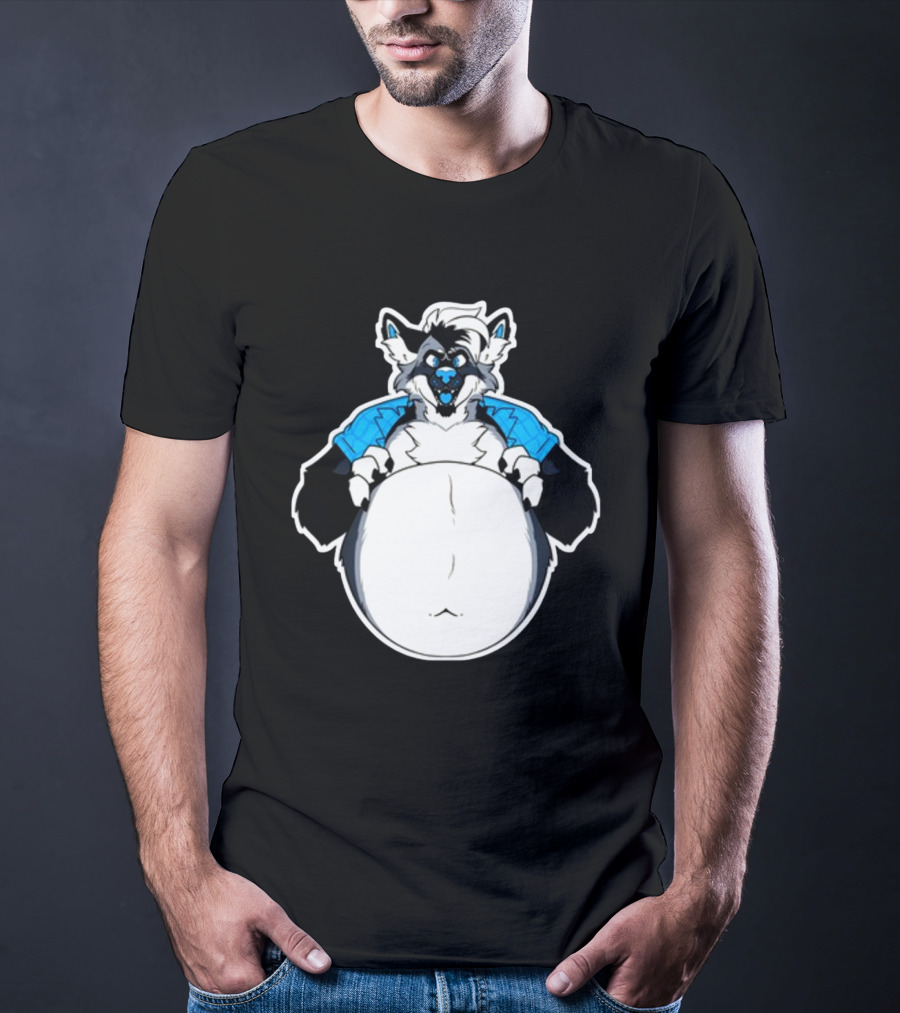 Sloshdog Jax's Cool Wolf Character T-Shirt