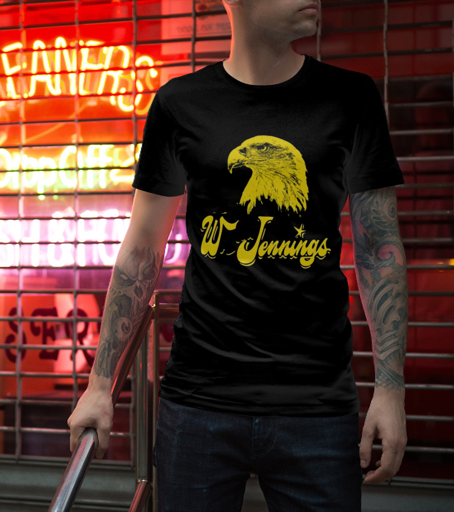 Seager X Waylon Jennings Eagle W Jennings Star T-Shirt