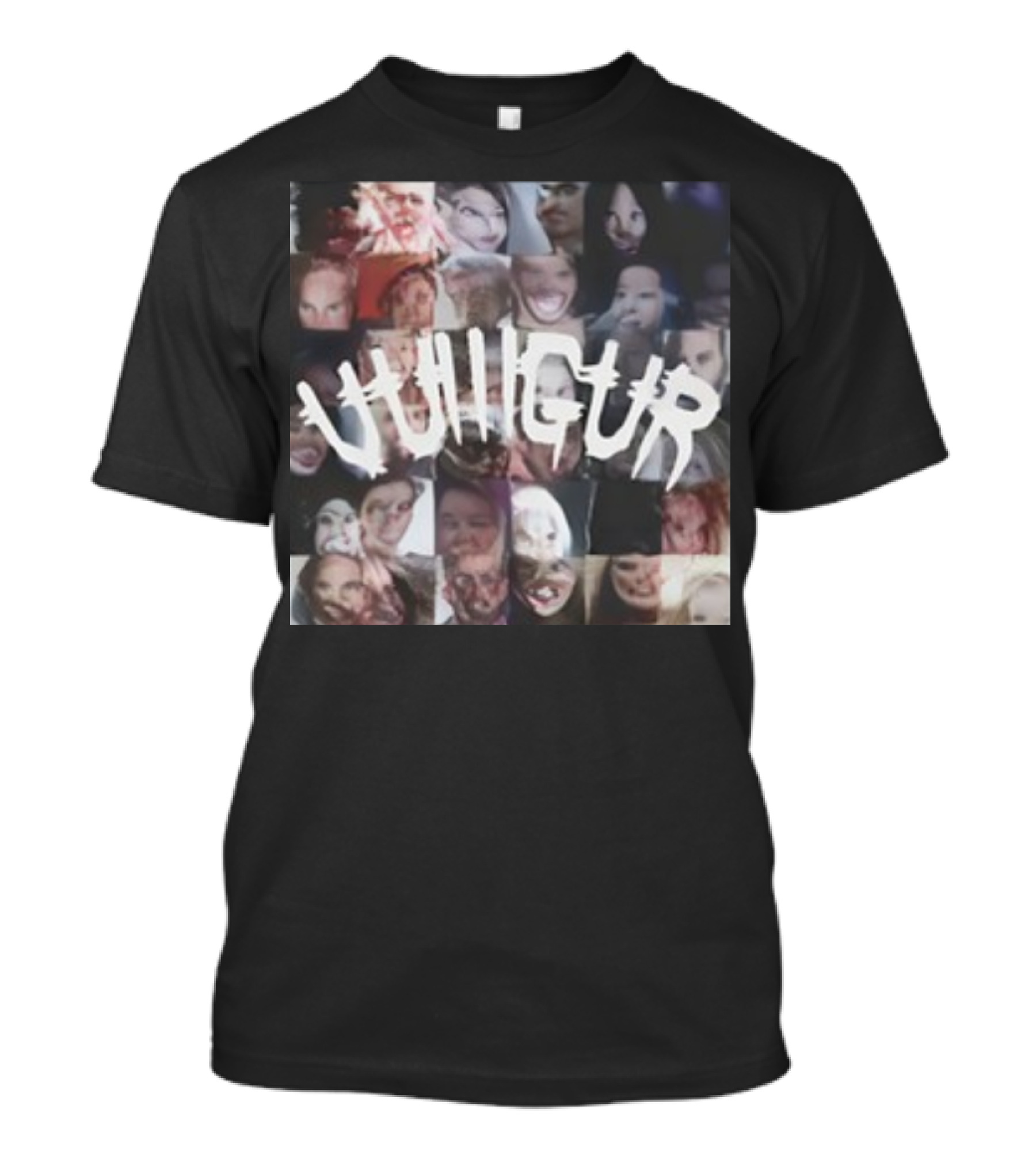 Vulllgur Collage Ritual Faces T-Shirt