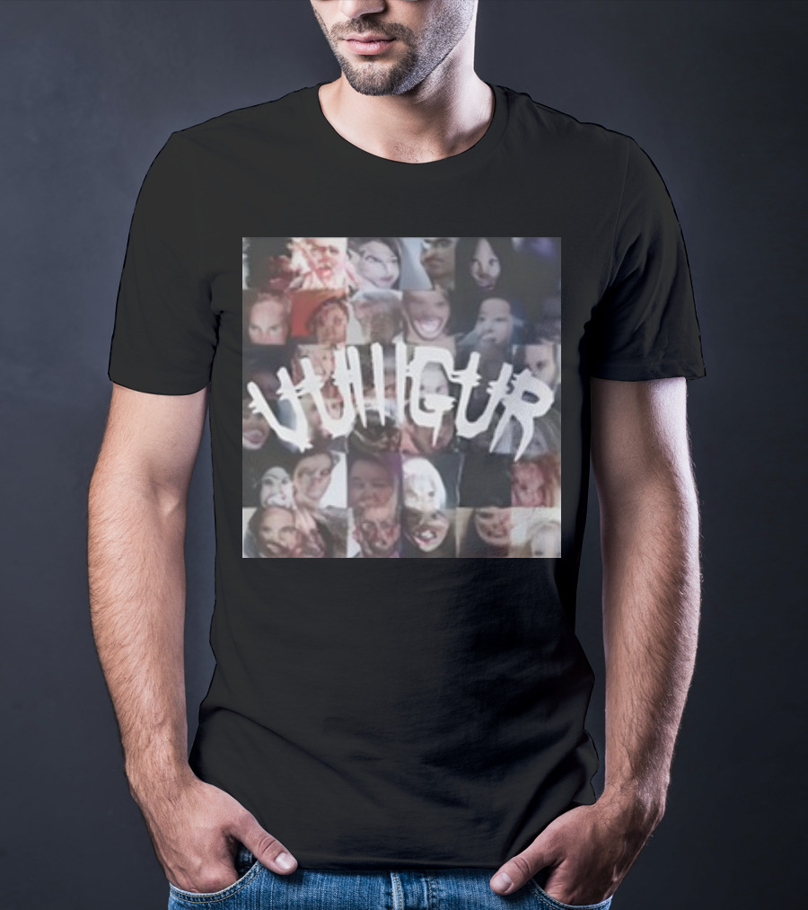 Vulllgur Collage Ritual Faces T-Shirt