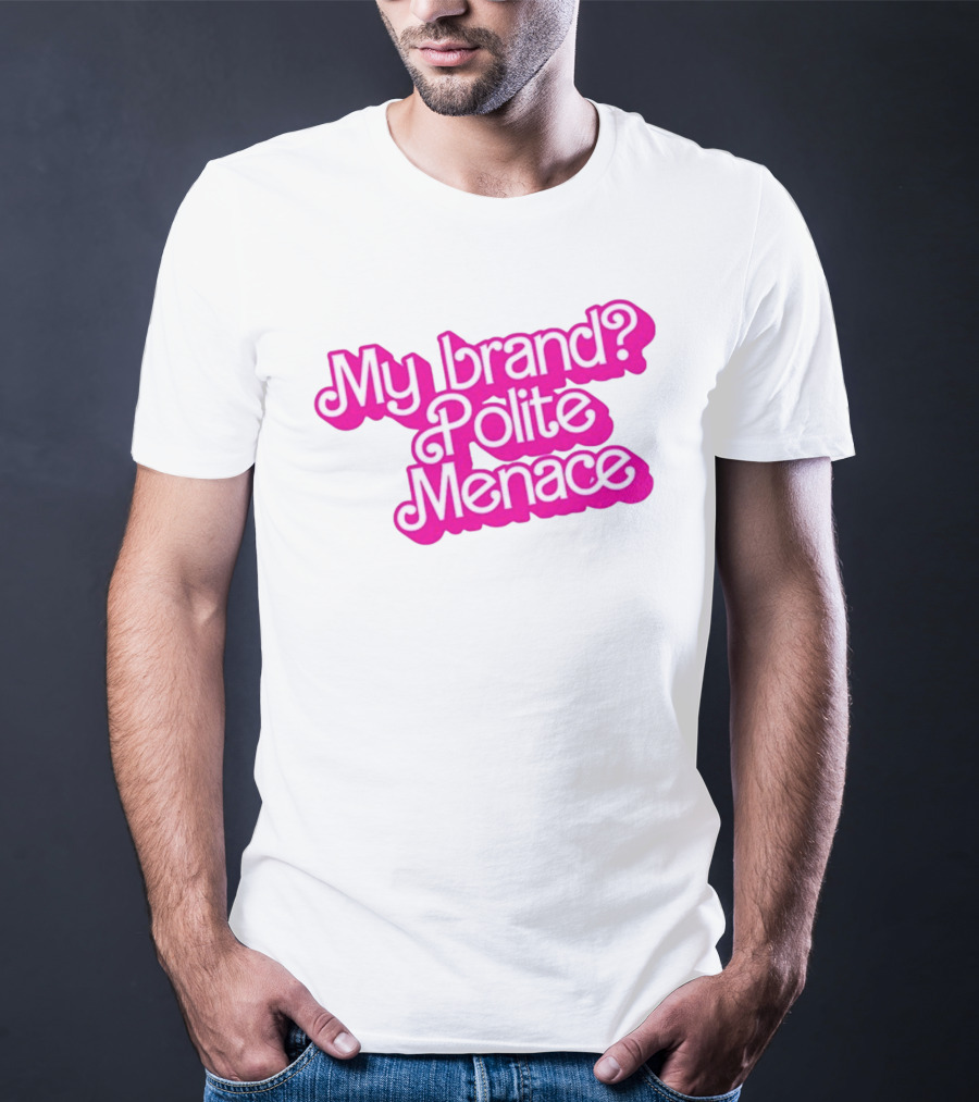 My Brand Polite Menace Barbie New T-Shirt