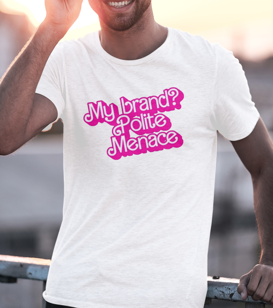 My Brand Polite Menace Barbie New T-Shirt