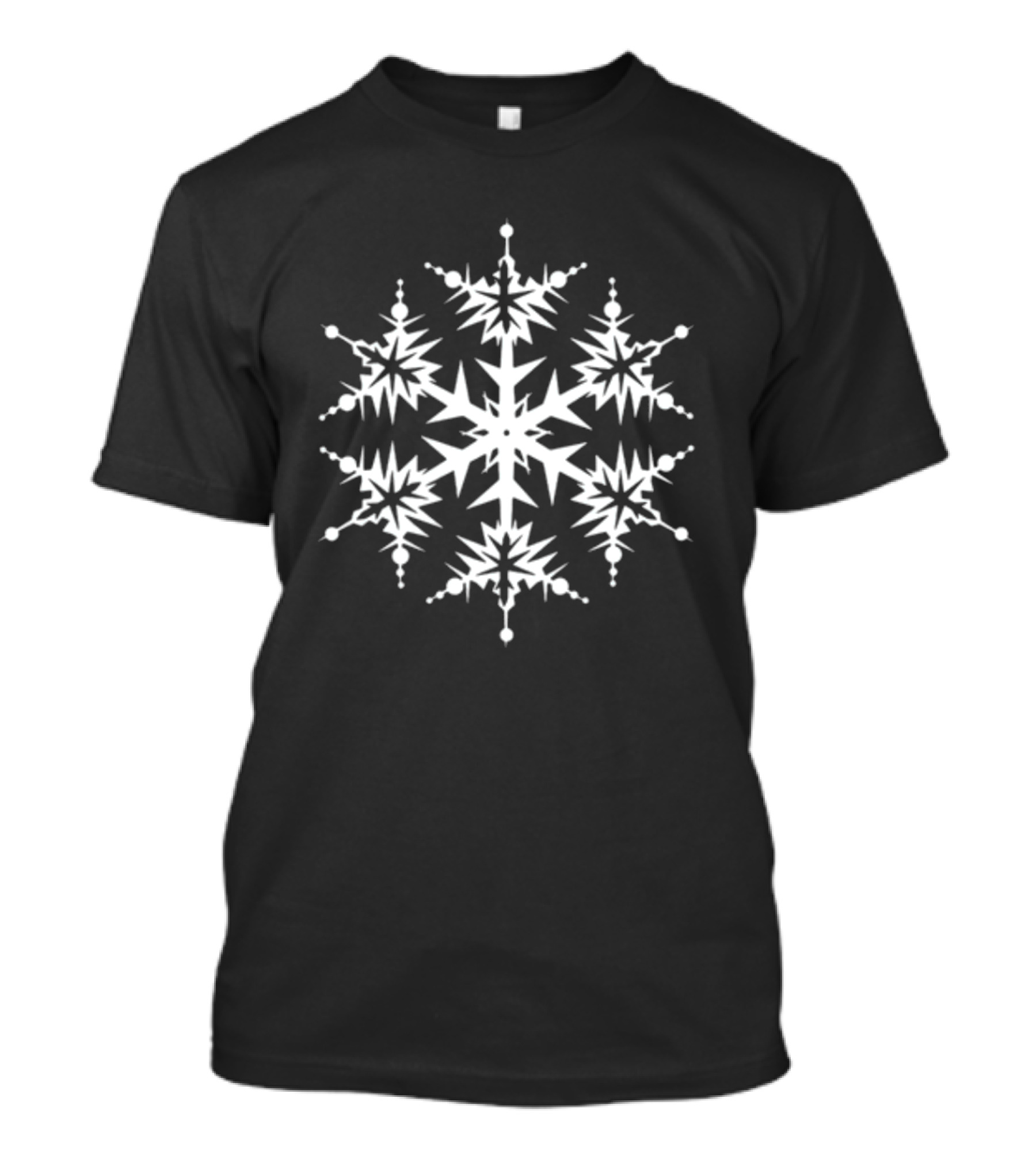 Snowflake Christmas Geometric Starflake T-Shirt