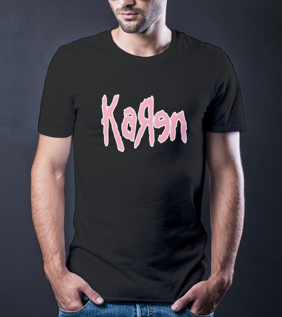 Korn Karen Logo Meme T-Shirt