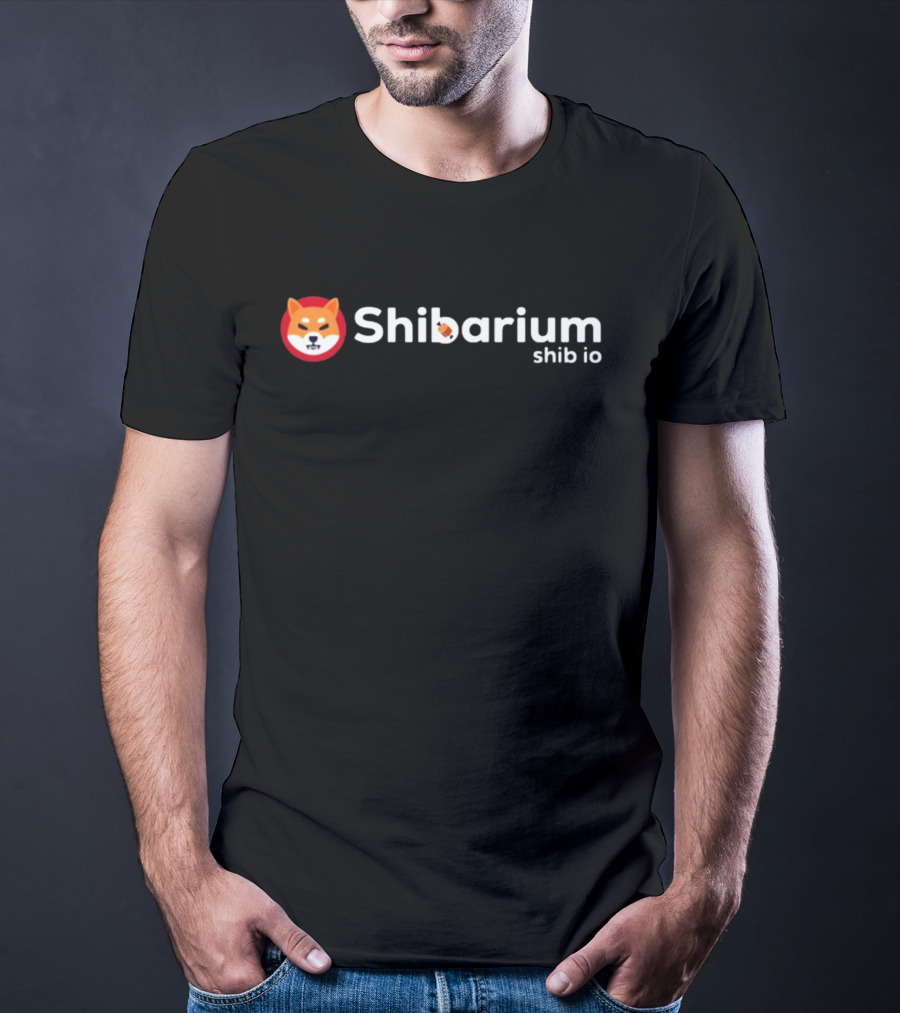 Shibarium Shib Io Shiba Inu Logo Red Circle T-Shirt